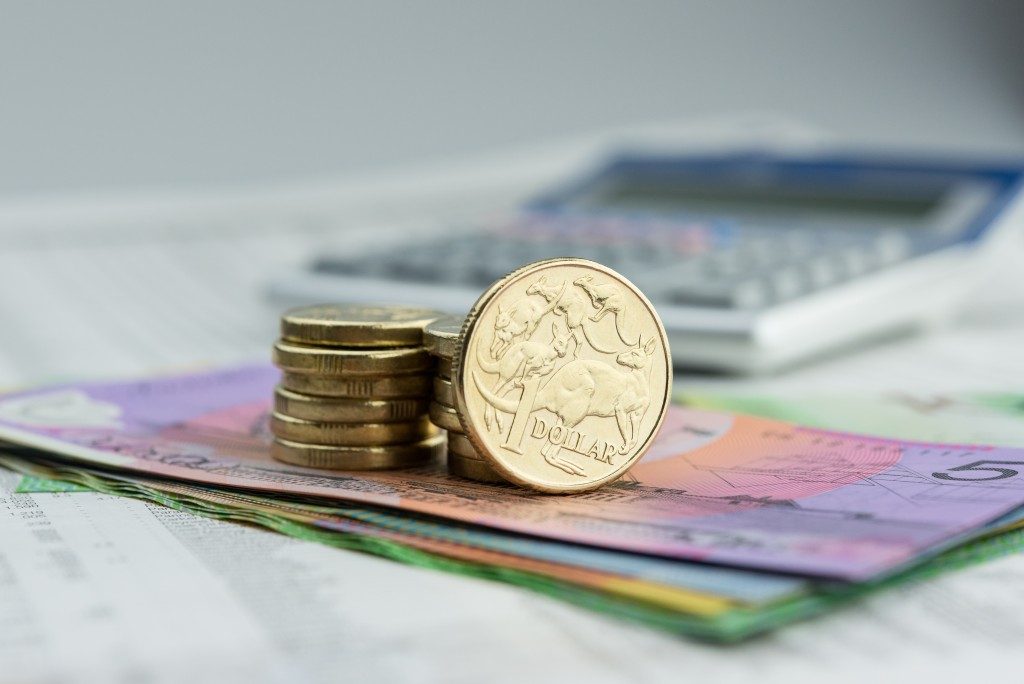 Australian coins and bills